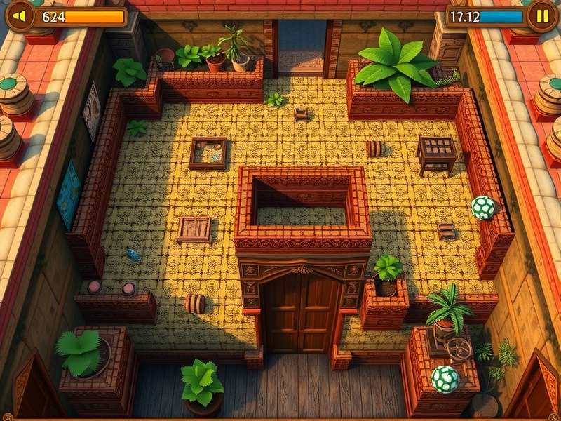 Maze Explorer India gameplay screenshot showing intricate maze design